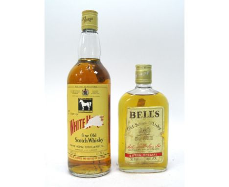 Whisky - White Horse Fine Old Scotch Whisky, No. 7765104, 75cl, 40% Vol.; Bell's Extra Special Old Scotch Whisky, 37.5cl, 40%