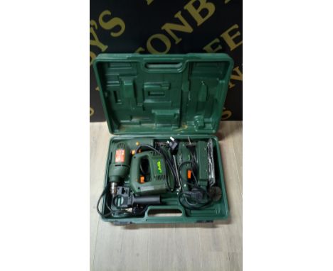 WORK BOX WITH DRILL, SANDER & JIGSAW