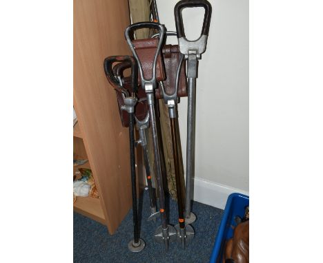 Split-cane fishing rods, to include examples by George Wilkins