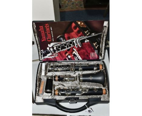 A BUFFET CRAMPON &amp; CIE, PARIS CASED CLARINET, no B12, in a hard fitted case, together with a K&amp;M German music stand (