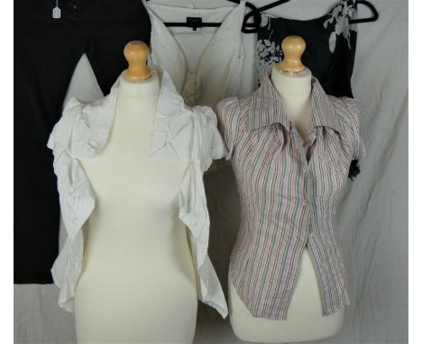 Vivienne Westwood: A collection of five pieces of Vivienne Westwood Anglomania clothing, circa 2000s, including: a cotton blo