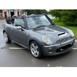 2007 MINI COOPER S CONVERTIBLE – 1.6L PETROL – MANUAL – GREY >>--NO VAT ON HAMMER--<<