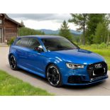 2019 AUDI RS3 2.5 TFSI QUATTRO S TRONIC – ARA BLUE – MEGA SPEC – 59K MILES>>--NO VAT ON HAMMER--<<