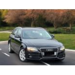 2008 AUDI A4 AVANT 2.0 TDI EXECUTIVE SE – BLACK, MANUAL >>--NO VAT ON HAMMER--<<