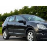 2008 NISSAN QASHQAI 2.0 ACENTA CVT – BLACK, 5 DOOR SUV >>--NO VAT ON HAMMER--<<