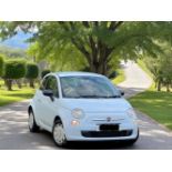 FIAT 500 POP – 2010 – 1.2 PETROL – MANUAL – BLUE >>--NO VAT ON HAMMER--<<