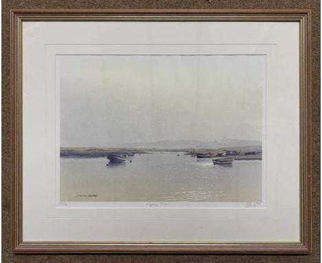 Godfrey Sayers (British, 20th century), "Spring Tide", limited edition lithograph, signed and numbered (412 of 500) in pencil