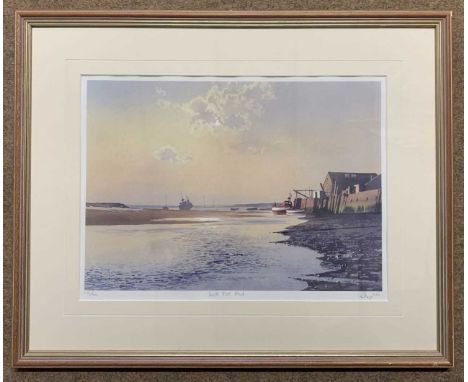 Godfrey Sayers (British, 20th century), "Wells East End", limited edition lithograph, signed and numbered (414/500) in pencil