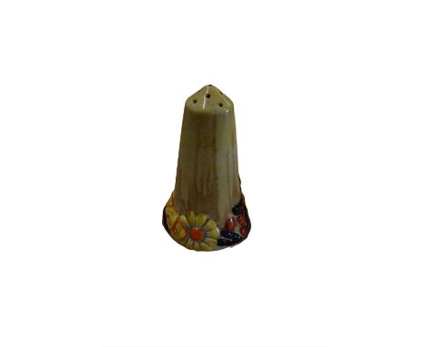 Clarice Cliff bizarre My Garden sugar sifter
