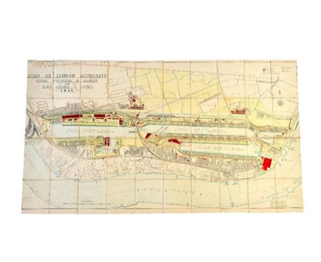 PORT OF LONDON AUTHORITY - Surrey Commercial Docks / Surrey Canal; i.e. relevant Ordnance Survey sheets from the 25 inches to
