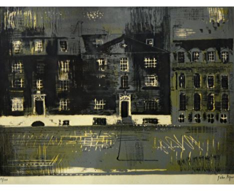 John Piper (1903-1992), Westminster II, lithograph, signed and numbered 55/100, 42.5cm x 58cm. DDS  Illustrated