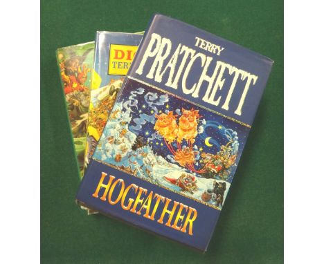 PRATCHETT (T.)  The Last Hero: a Discworld fable.  First Edition. coloured illus. (by Paul Kidby); d/wrapper, 4to. 2001.  *  