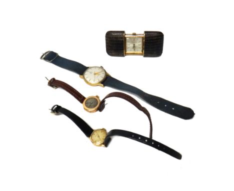 A gentleman's 9ct gold, circular cased Tudor Royal wristwatch, the signed circular silvered dial with gilt arrow shaped numer