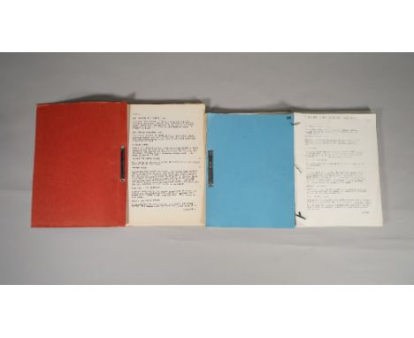 JAMES BOND, 'NEVER SAY NEVER AGAIN' SCRIPTS:  a group of three film production scripts, 1982, used by Douglas Slocombe, whils