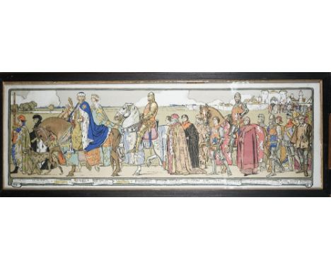 THEATRICAL PRINT: 1903:    Souvenir of Shakespeare's 'King Richard II', from an original watercolour by Charles A. Buchel, pr