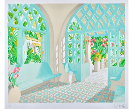 Sharon Finmark (20th century), Hill's Gardens; Arboras, two colour aquatints, both signed, inscribed and numbered, one 33cm x