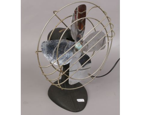 A vintage Kwik Kool small electric desk fan, USA. 