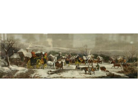 C.R. STOCK, AFTER J W SHAYER - THE COACHING SEASONS, A SET OF FOUR, AQUATINTS ON WOVE, HAND COLOURED, PUBLISHED BY ARTHUR ACK