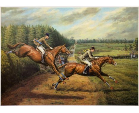 LIONEL EDWARDS, THE CHESHIRE HUNT, REPRODUTION PRINTED IN COLOUR AND NEIL CAWTHORNE, HRH THE PRINCE OF WALES WITH THE QUORN H