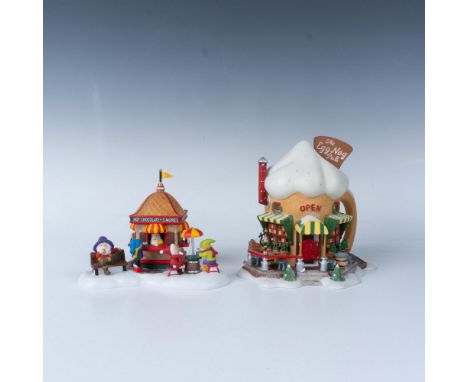 This pair includes The Egg Nog Pub item #56.56737 and S'mores &amp; Hot Chocolate #56.56835. These items have their original 