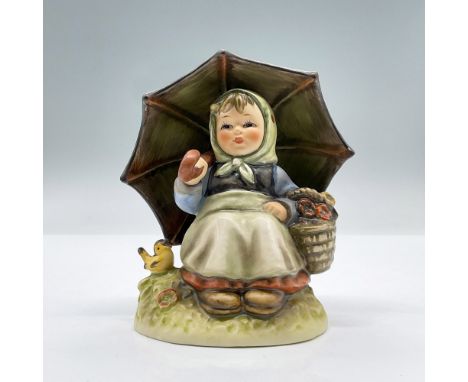 Smiling Through 408/0 features a seated smiling figure with an umbrella and basket of flowers while a chirping bird sits besi
