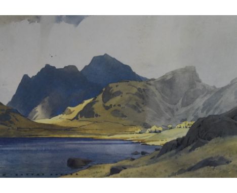 *Local Interest - After William Heaton Cooper RA (1903-1995), a coloured print, 'Blea Tarn', framed, mounted, and under glass