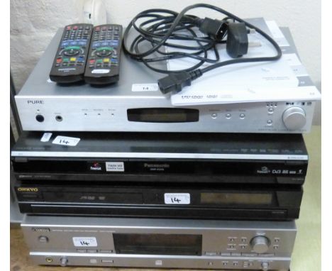 A pure DAB tuner model DRX-702ES together with Panasonic DVD recorder, Oncyo DVD player and Yamaha CD recorder (4)