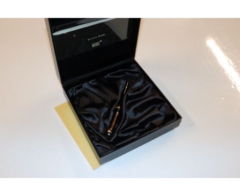 A Mont Blanc Meisterstuck roller ball 163 limited anniversary edition 1924, no. 1548 with original box