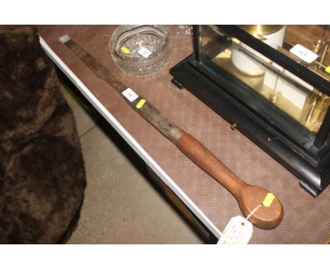 A broad arrow marked large screwdriver 