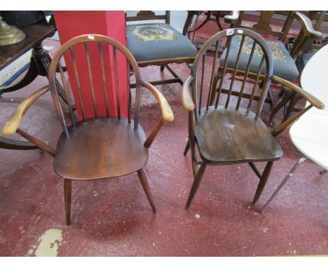 Pair of Ercol armchairs
