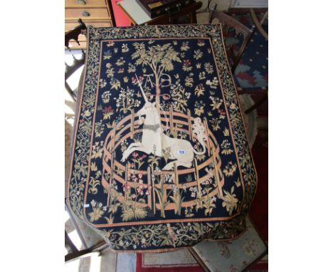 Tapestry - Unicorn in captivity, from La Rochelle monastery France