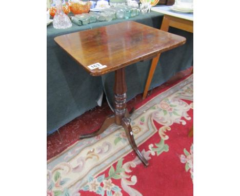 Small mahogany tripod table