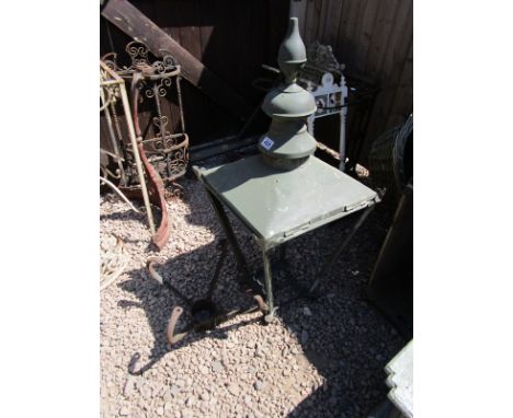 Victorian street lamp hood
