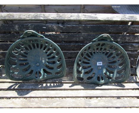 2 original Bamford tractor seats