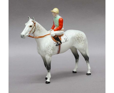 style two - standing, model No. 1862, light dapple grey glossFine crazing throughout but in overall good condition.