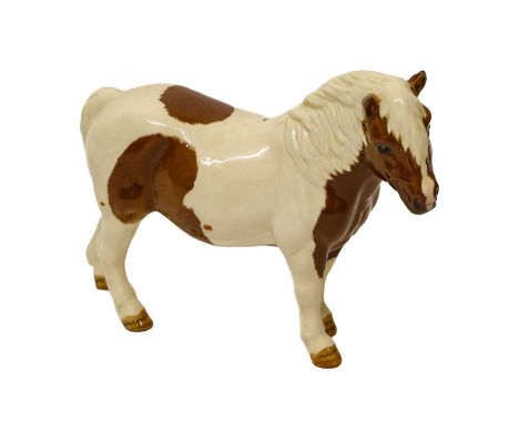 model No. H185, Beswick Collector's Club, limited edition 1995, skewbald gloss, with box