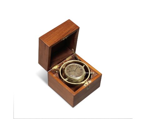An early 19th century one day marine Chronometer, now in a later deck boxJohn R. Arnold, No.258.  With later escapement, bala