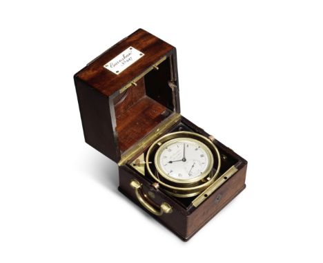 A fine and rare late 18th century mahogany two-day marine chronometer with Exhibition ProvenanceThomas Earnshaw, London, Numb