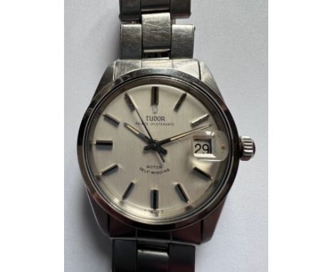 A Tudor Prince Oysterdate Rotor self winding wristwatch,  with date aperture. Rolex crown with stainless steel Rolex strap. C