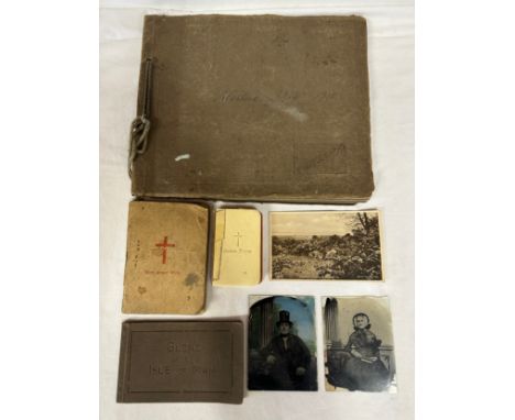 A 1914-1918 photograph album containing approx. 132, the vast majority related to Palestine together with a common prayer boo
