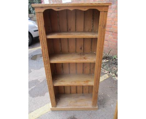 A modern pine book shelf 