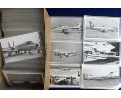 Aeroplane Photographs, approx. 300 b/w photographs of aeroplanes most presented in plastic sleeves, some annotated to the rev