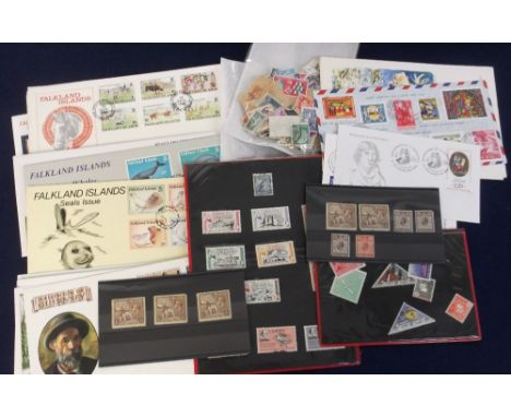 Stamps &amp; covers, a mixed selection of loose stamps and covers inc. GB, British Empire Exhibition, 1 1/2d brown, (5), plus