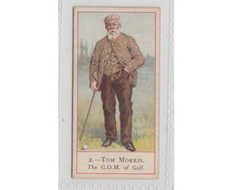 Cigarette card, Cope's, Cope's Golfers, type card, no 2, Tom Morris (light ink marks to back, front gd) (1) 