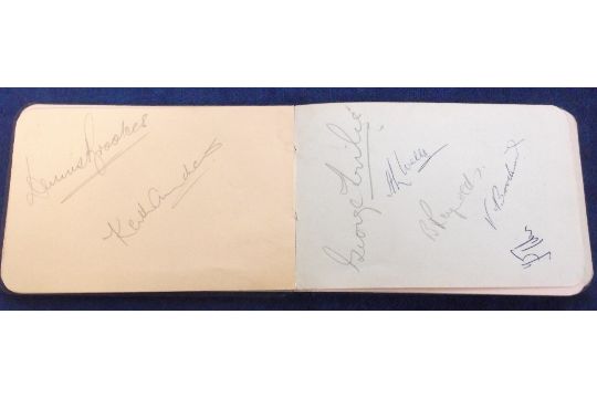 Sport autographs, original autograph album, with various signatures