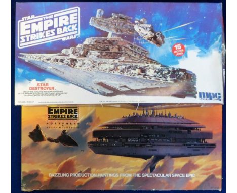 Star Wars, Empire Strikes Back Portfolio of 24 prints by Ralph McQuarrie 1st Edition 1980 (prints gd, folio slightly torn and