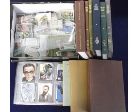 Cigarette &amp; trade cards etc., mixed selection of items inc. 4 Boer War pin badges inc. 2 of Baden-Powell, A&amp;M Wix Thi