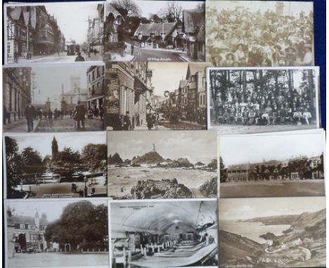 Postcards, Hampshire &amp; the Channel Islands, RP's and printed, including Jersey First Day of Issue Occupation cards, also 