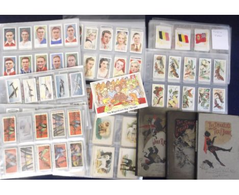 Cigarette &amp; trade Cards, large quantity of sleeved cards in sets, part sets and odds, inc. Churchman's, Smith's, Clarke's