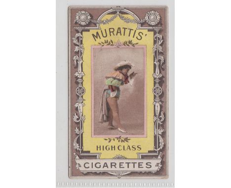 Cigarette card, Muratti, Beauties, 'CHOAB', plain back, 'P' size, ref H21, picture no 49 (back slightly marked, gd) (1)  